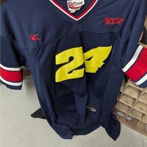 Chase Authentics Navy and Yellow Racing Shirt